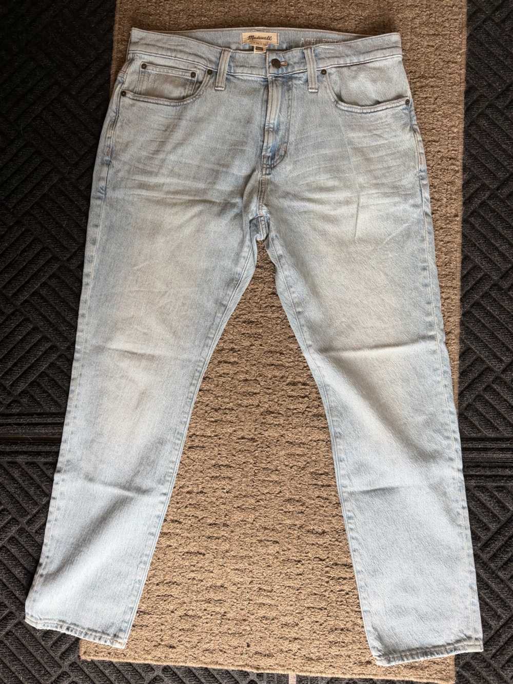 Madewell Light Blue Athletic Slim Jeans